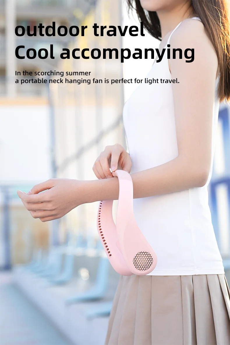 Neck-hanging Mini Fan, portable, USB - detail 18