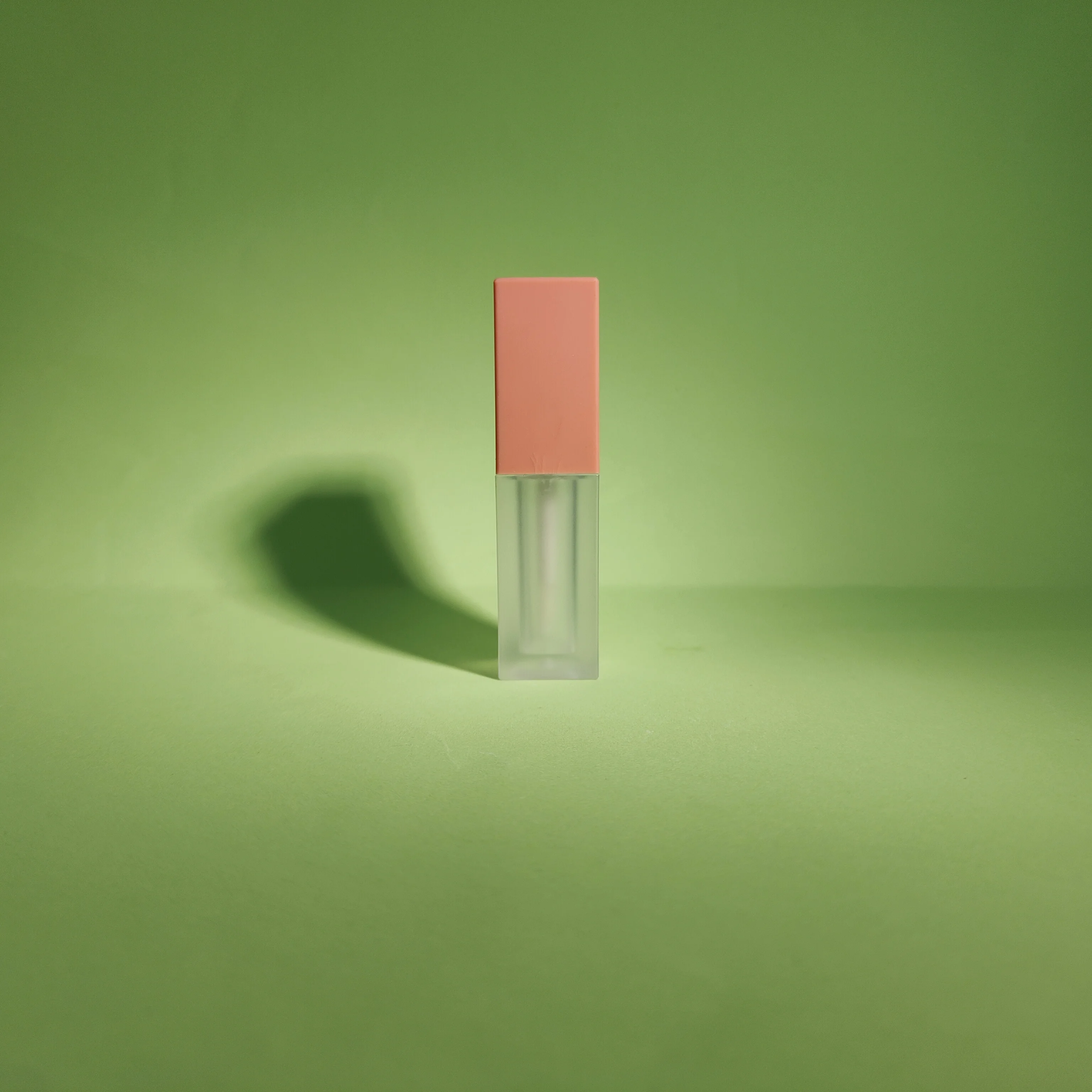 product 5ml hot sale square lip gloss tube frosted plastic lip balm tube cosmetic lipstick empty tube-25