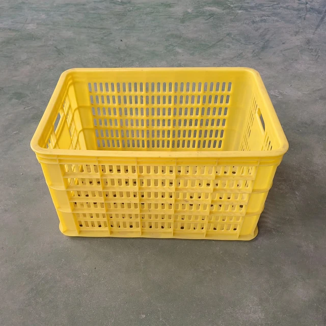 Wholesale heavy duty stack nest plastic fruit crates for fruits and vegetables