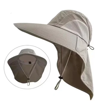 Competitive Price Big Brim To Cover Face Printed Fisherman Hat Uv Sunscreen Fisherman Cotton Hat Fisherman Bucket Hats