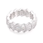 Band Ring Rings Factory Made Strictly Checked Wide Band Lucky Ring Fashion Ring 925