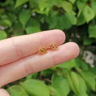Stud Earrings Customized Personalized Fashion Women Gold Plated 12 Zodiac Stud Earrings For Gift