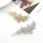 Clip Clips Hair Clip Design Flash Diamond Star Duck Bill Clip Crystal Diamond Rhinestone Star Hair Clips