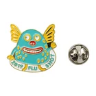 Silver High Quality Low Price Die-cast Commemorative Water Drop Badge Silver Medal