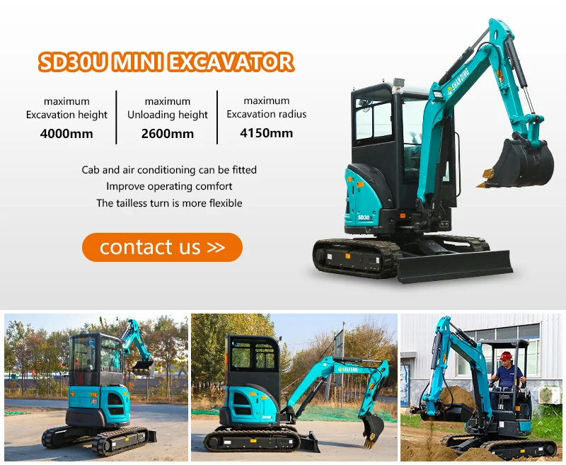 Free Shipping Mini Excavator 2 Ton Machine New Crawler Digger Mini