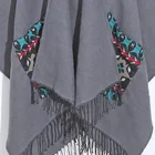 China Sale Hooded Poncho Towel Custom Design Women Long Cardigans Knit Sweater Other Scarves