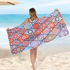 Beach Towel Beach Manufacturer Beach Towels Eco-friendly Custom Microfibre Sand Proof Beach Towel Striped