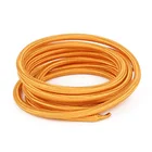 Cable Wires Wire Pvc Insulation Textile Cable Colorful Retro Fabric Cable Twisted Braided Wires Textile Wire Cable