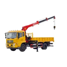 Hot selling 6 tons SPS12500 telescopic truck crane