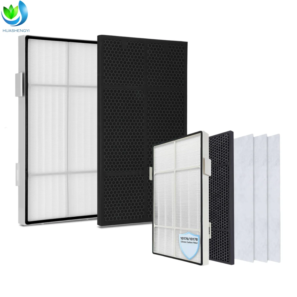 product walson hepa air purifiers filter pre filters h13 true hepa activated carbon replacement filter compatible with amway 101076ch-2