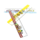 Ruler Factory Supply CMYK Print CNC Customized Acrylic Ruler Straight Plastic Ruler For School And Office