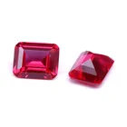 Emerald Cut Loose Emerald Cut Gemstone High Quality Emerald Cut Octangle Cut Synthetic Corundum Loose Gemstone