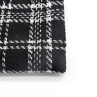Woven Fabric Coat Woven Polyester Tweed Black White Yarn Dyed Woven Woolen Fabric For Coat Waistcoat Suit