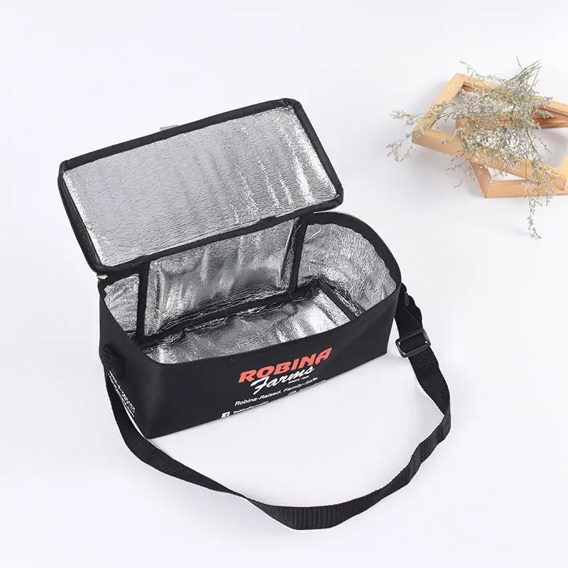 Wholesale non woven aluminum foil waterproof  low price cans cooler sling bag for Beach  Travel  Picnic