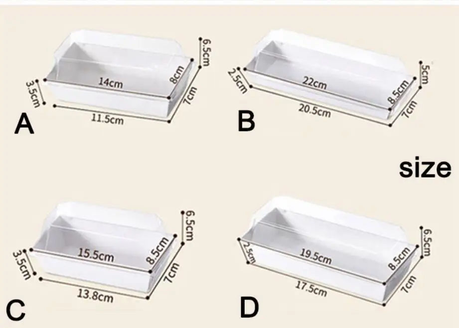 clear cake blister packaging small plastic cake slice packaging individual cake slice