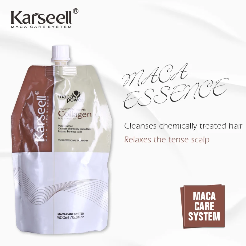 karseell best selling maca hair treatment hair collagen mask for dry and damaged hair