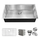 Sanhe KMan Undermount Sink URD-3218-9 304 Handmade Sink CUPC OEM ODM Kitchen Sink