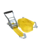 Handle Strap Wholesale 2'' Wide Handle Ratchet Strap With"J " Hooks Wll 3 333 Lbs Can Be Customized Logo