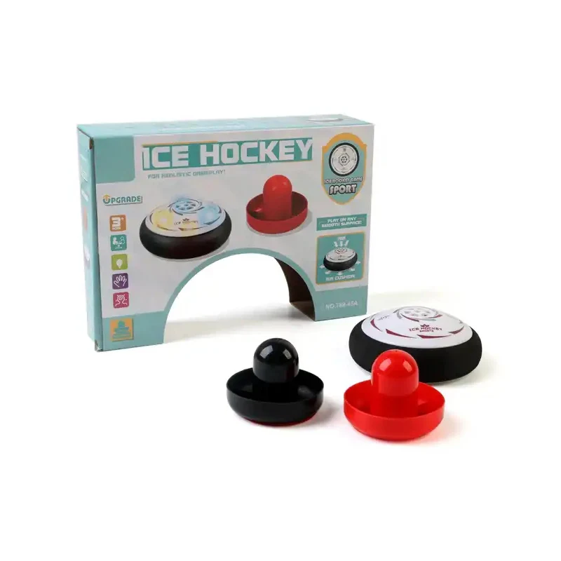 EPT Hot Selling Pretend Play Children Sport Simulate Shuttle Ice Hocket Toy For Children With Light