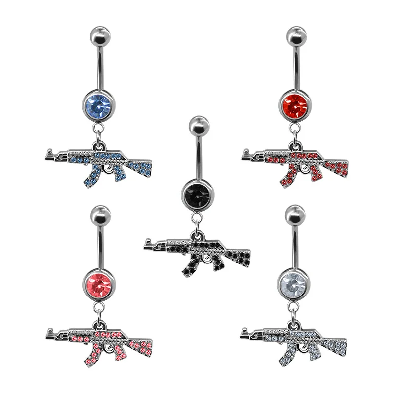 belly rings dangle