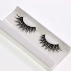 Eyelashes Black Eyelash New Fashion Crisscross Style Synthetic Lashes Black Soft Band Winged Shape Korean Fiber Eyelashes