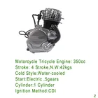 Engine 350CC Motorcycle Tricycle Engine Motorcycle Engine Assembly Complete Engine 4 Stroke Engine