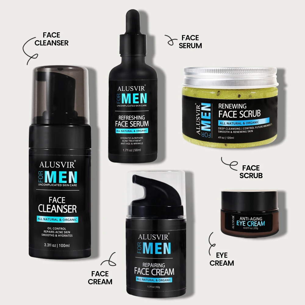 Oem Man Skin Care Anti Aging Serum Anti Wrinkle Moisturizing Anti Acne Face Serum Organic Skin Care Serum For Men