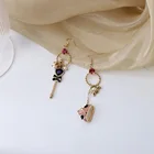 Silver Earrings Earrings S925 Silver Hook Retro Diamond Temperament Long Earrings Women