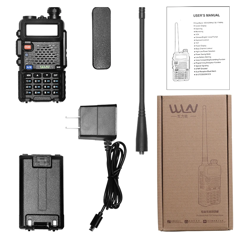 WLN Walkie Talkie KD-UV1 China Brand New Arrival Long Distance Ham Handheld Radio 5w Dual Band Walkie Talkie supplier
