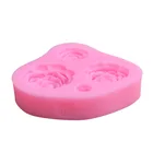 Cake 0111 Rose Chrysanthemum Sugar Silicone Mold Flower Cake Decorative Biscuit DIY Baking Mold Silicone Mold