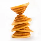 Food Snack China 2021 Hot Food Cookies Snack Cat Ear Crisp Snack 220g With 10 Bags Inside Grain Snack