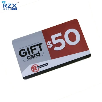 Wholesale customized printing 85.5*54*0.76mm Plastic PVC gift card