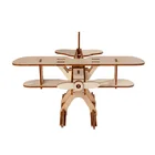 Diy Puzzle Wood DIY Vehicle Toy Plane Puzzle Wood Puzzle