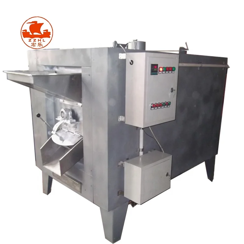 2 Commercial Belt Continuous Electric Automatic Sunflower Seeds Coffee Bean Nut Roaster Peanut Baking Roasting Machine manufacture