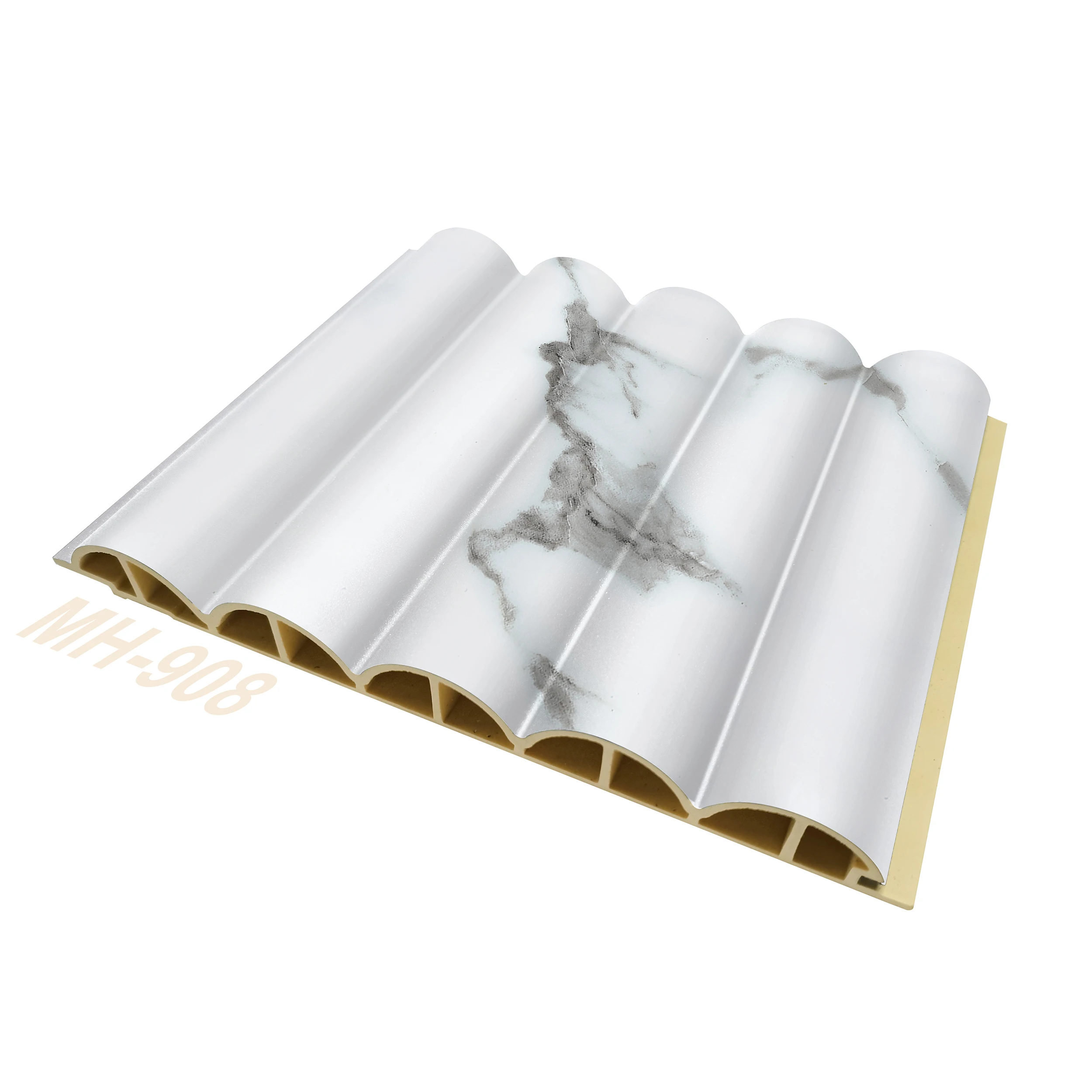 product melinco modern pvc moulding decorative wall panels waterproof high quality villa hotel office plastic fluted wall panel-4