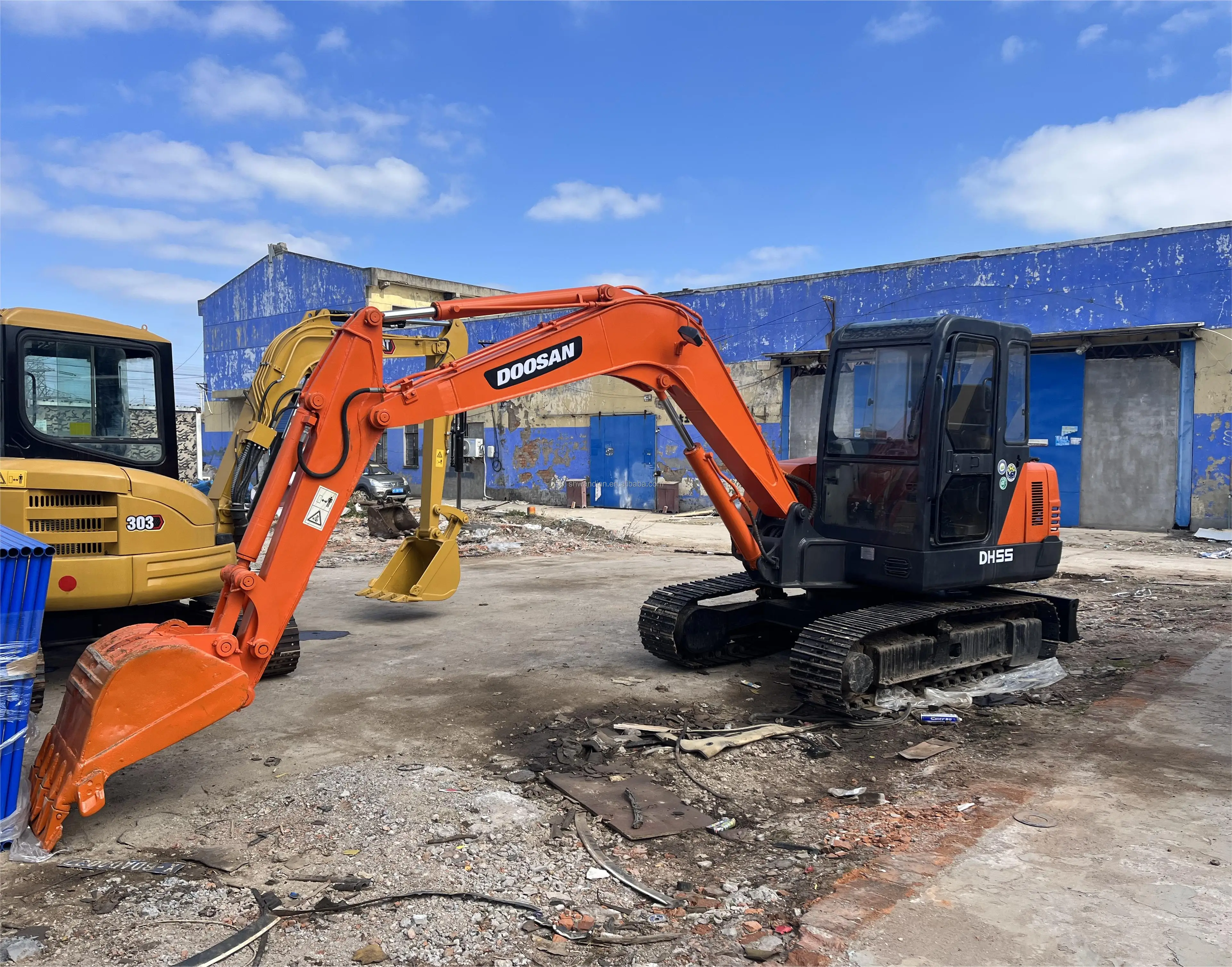 Korea Used Doosan Excavator Doosan Dh55 5 Tons Small Mini Doosan Dh55