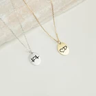 Pendant Carved Classic Pendant Necklace Custom Carved Pattern Women's Jewelry