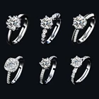 Engagement Wedding Ring Rings KingYee Engagement Wedding Ring Big Diamond Rings Jewelry Women Cheap Price White Gold Ring