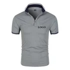 Uniform Supply High Quality Sublimated Mens Plain Cotton Polyester Uniform Golf Polo T Shirts With Custom Logo