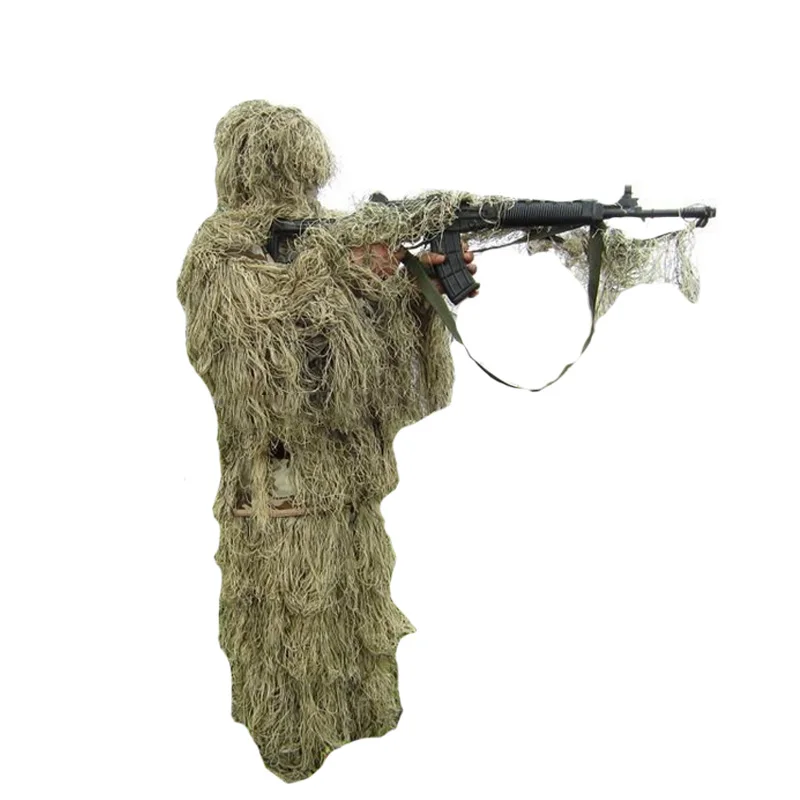 Camouflage Hunting 3D Ghillie Clothing Hunting Shooting Clothes Sniper Suits 