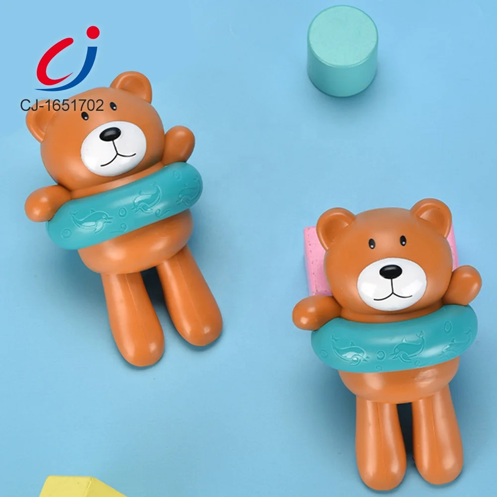 Bathroom Cartoon Bear Bathroom Toys For Kids, Swimming Water Plastic Baby Showering Bath Toys