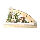 Craft Art Craft Supplies Wooden Arch Bridge Decoration House Craft