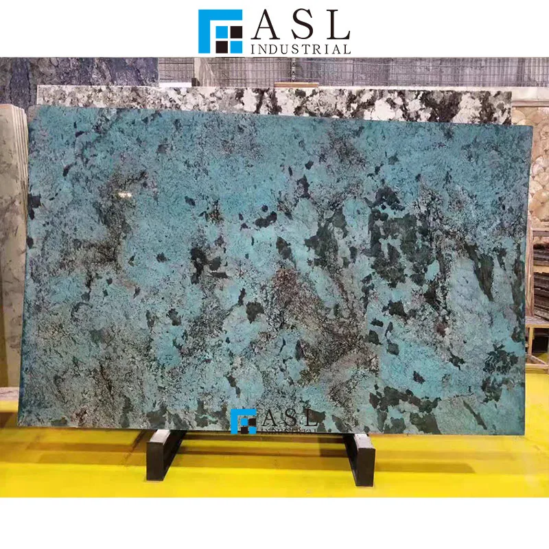 Factory direct blue marble macauba onyx marble sky blue quartzite marmol azul precio