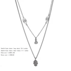 Pearl Necklace New Stainless Steel Wholesale Multilayer Pearl Necklace For Woman Gift Multiple Ways Of Wearing Sweater Chain