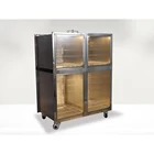 Animal Cage Hot Sale Stainless Steel Animal Showing Dog Cat Cage For Veterinary