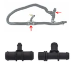 Wholesale Pair Of Heater Hose Tee Fit For 2010-2013 Ford Transit Connect 2.0L KH-623 9T1Z-18472-C 9T1Z18472C
