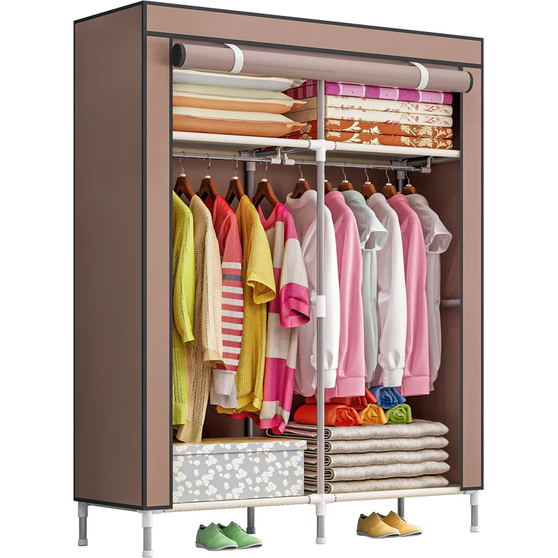 Factory fabric wardrobe Most Popular Products Household Bedroom modern Design wardrobe