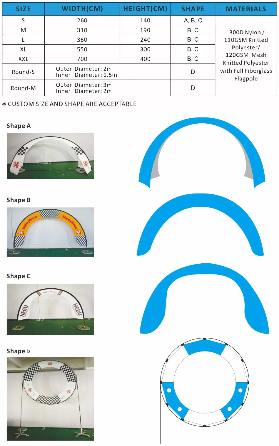 Custom Racing Gate Banners