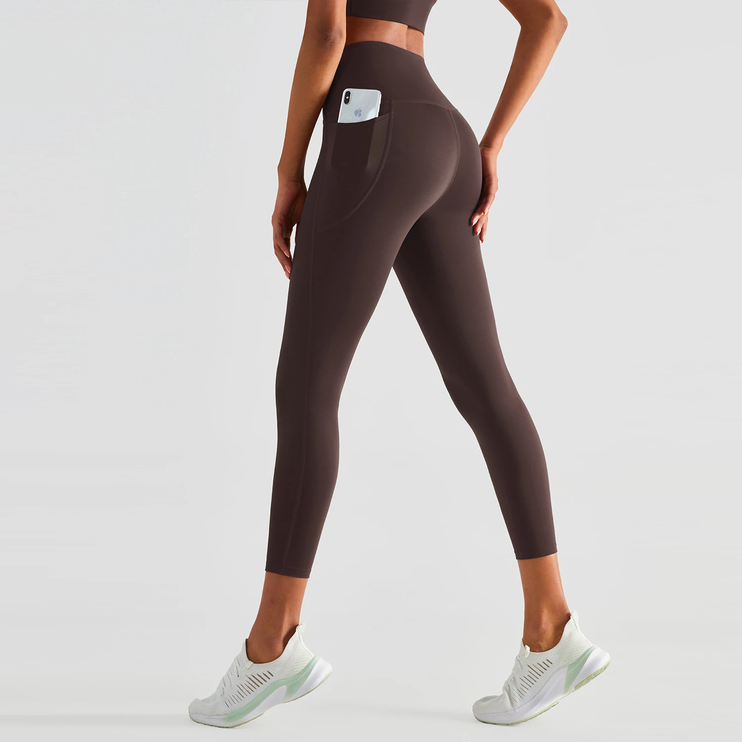 2022 New Design High Waist Tummy Control Workout Leggings Side Pockets Butt Lift Compression Leggings Yoga Pants Gym Leggings