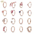 925 Silver Rings Silverrings Recommend Rose Gold Color 925 Sterling Silver Jewelry Rings